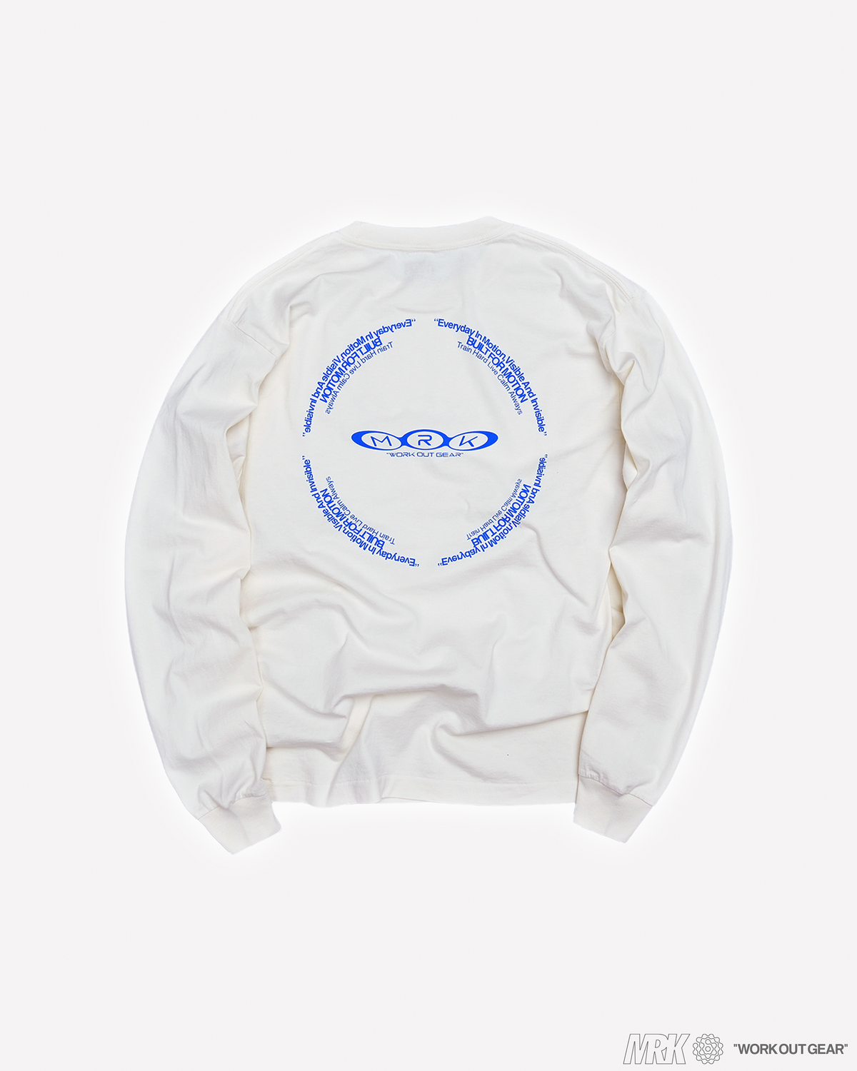 MRK LONG SLEEVE TEE FADE WHITE