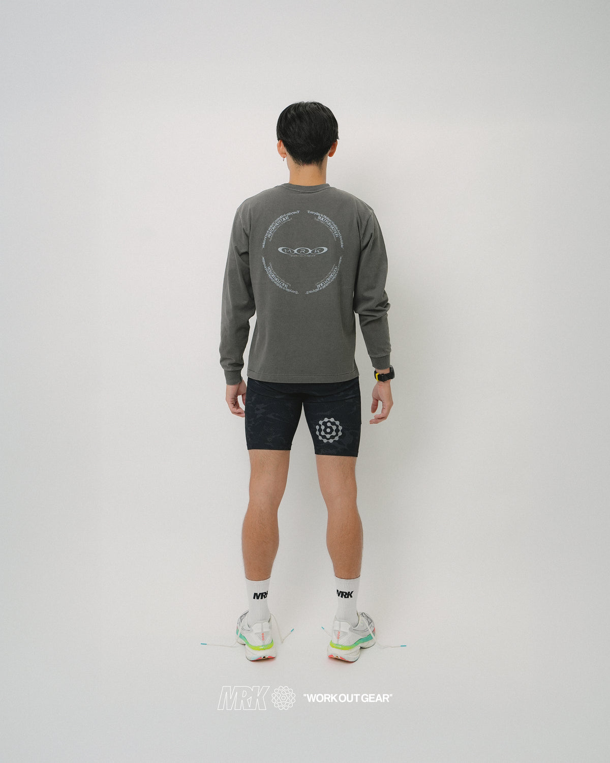 MRK LONG SLEEVE TEE FADE GRAY