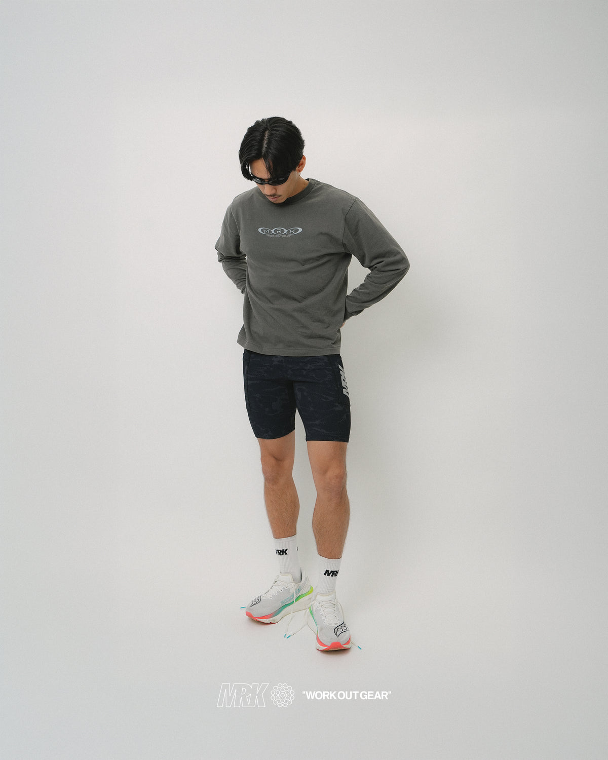 MRK LONG SLEEVE TEE FADE GRAY
