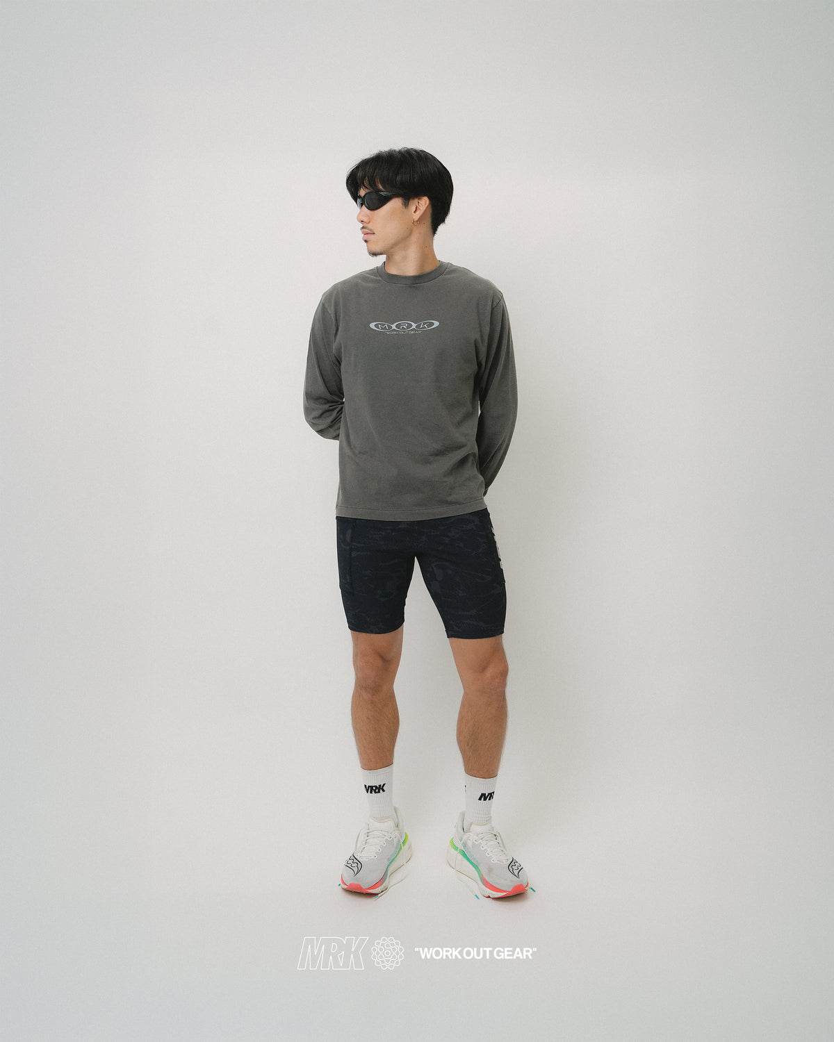 MRK LONG SLEEVE TEE FADE GRAY