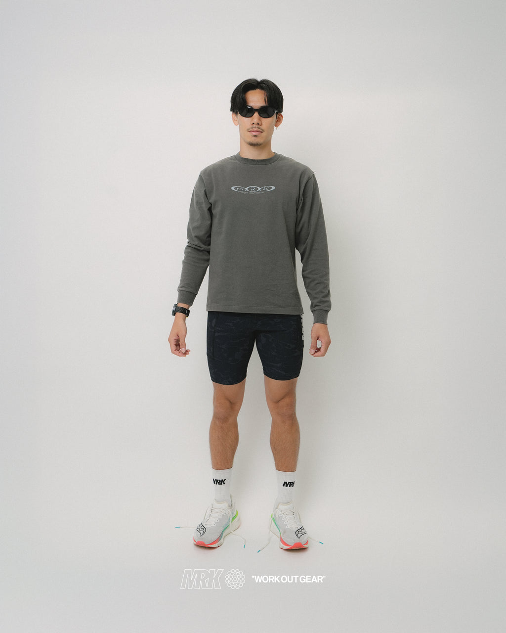 MRK LONG SLEEVE TEE FADE GRAY