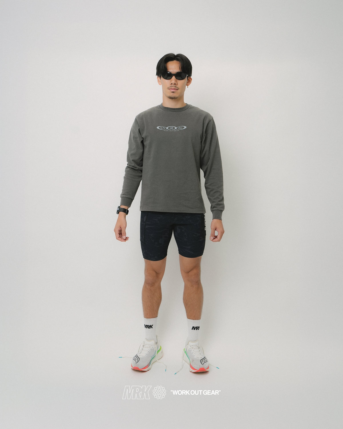 MRK LONG SLEEVE TEE FADE GRAY