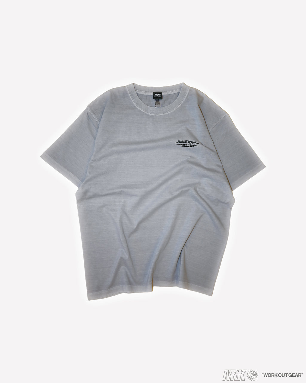 WORKOUT BACKLOGO TEE　GR