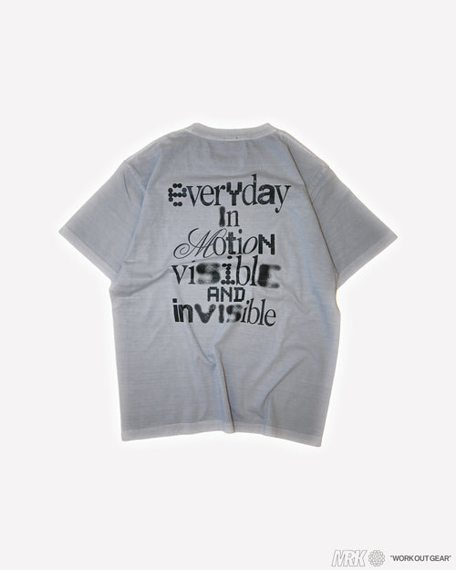 WORKOUT BACKLOGO TEE　GR