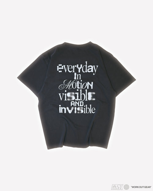 WORKOUT BACKLOGO TEE　BK