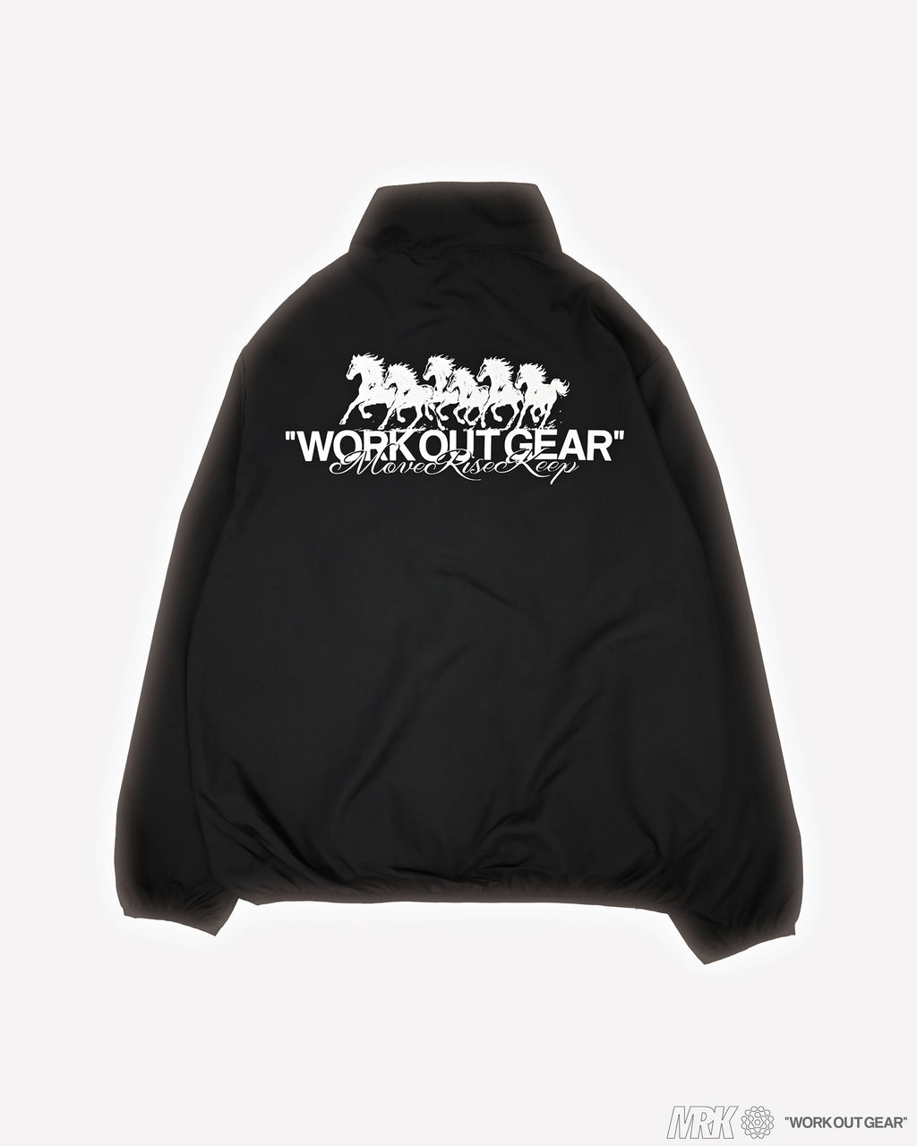 WORKOUT NYLON JACKET BK