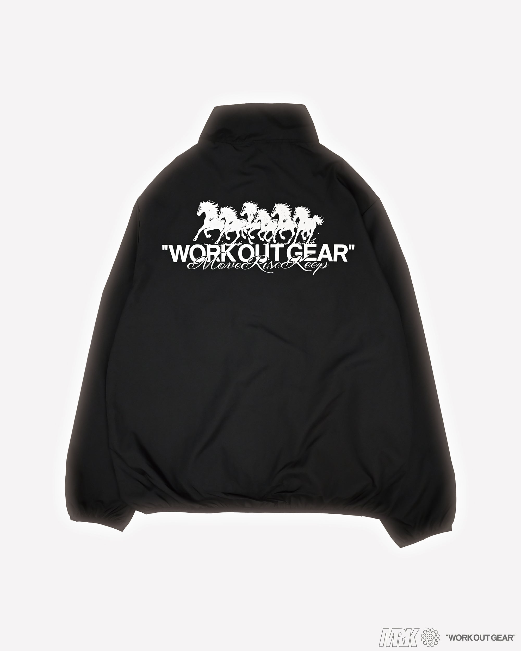 WORKOUT NYLON JACKET BK