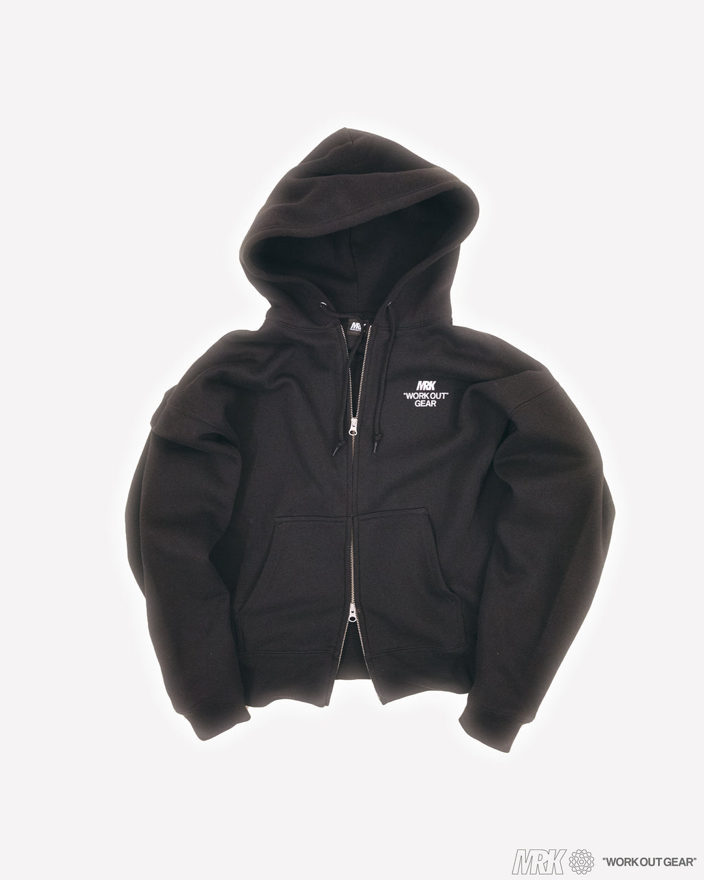 MRK ZIP UP HOODIE BK
