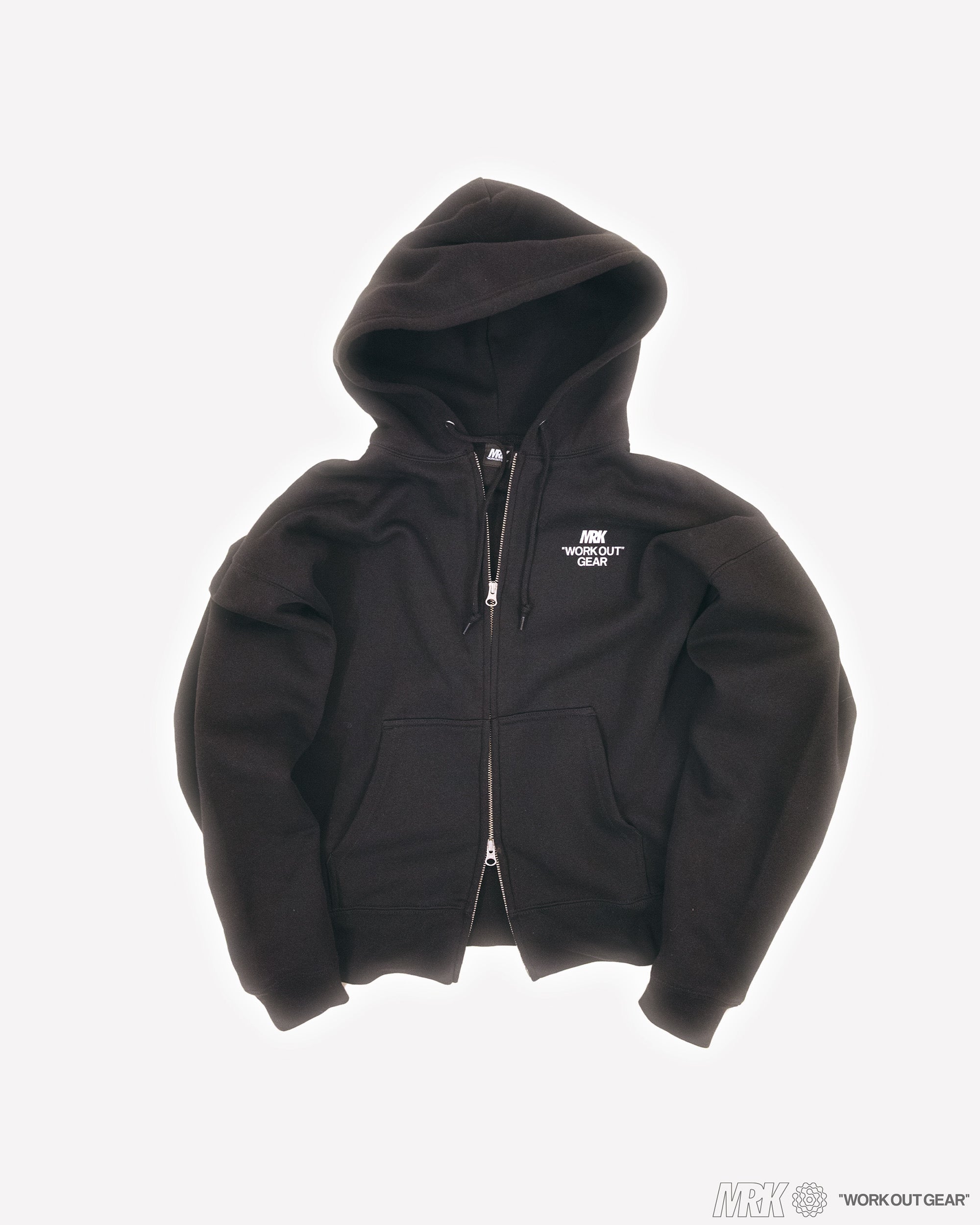 MRK ZIP UP HOODIE BK