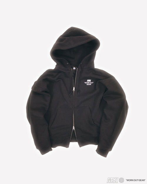 MRK ZIP UP HOODIE BK