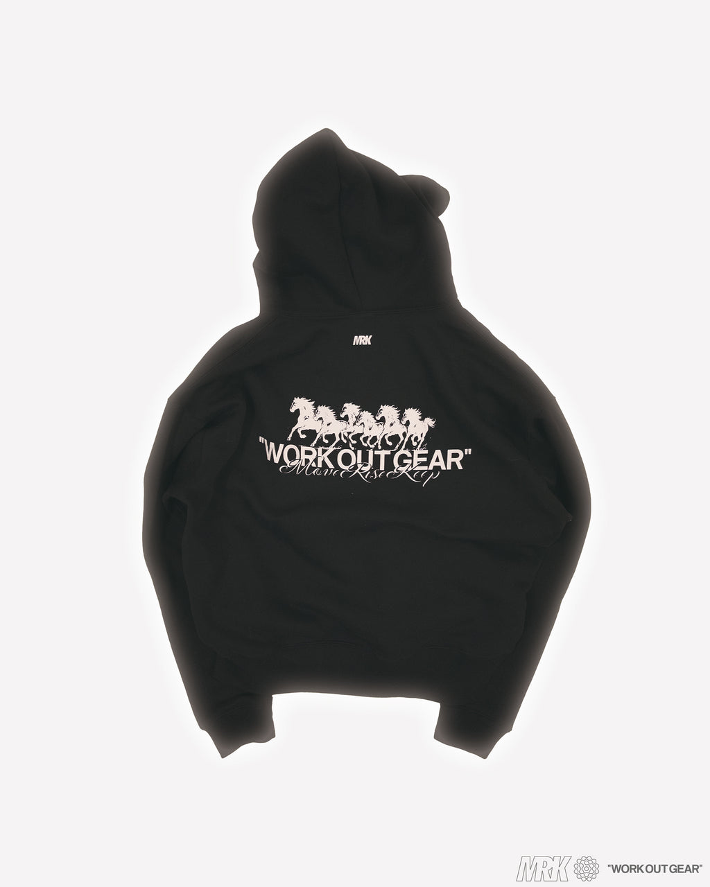 MRK ZIP UP HOODIE BK