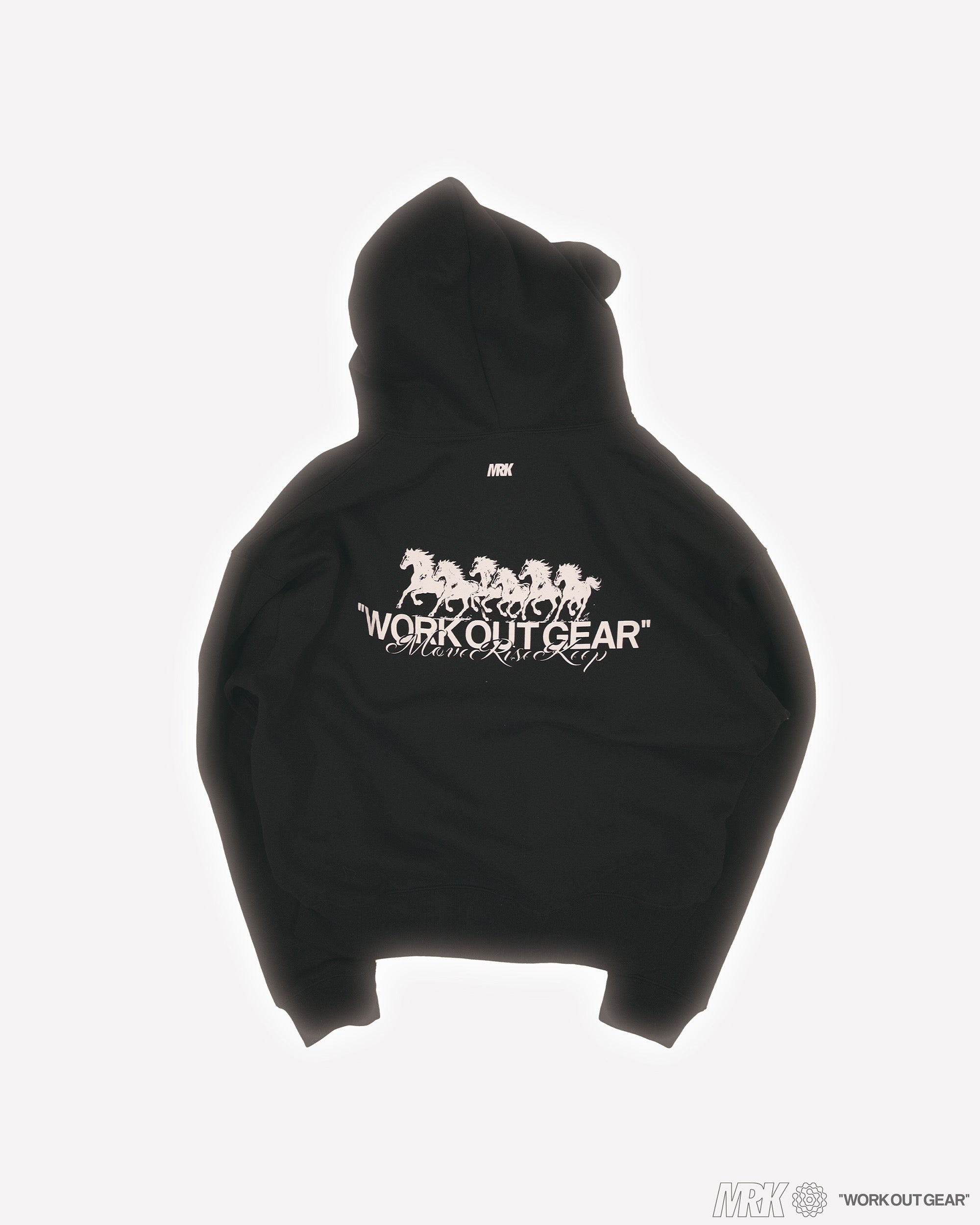 MRK ZIP UP HOODIE BK