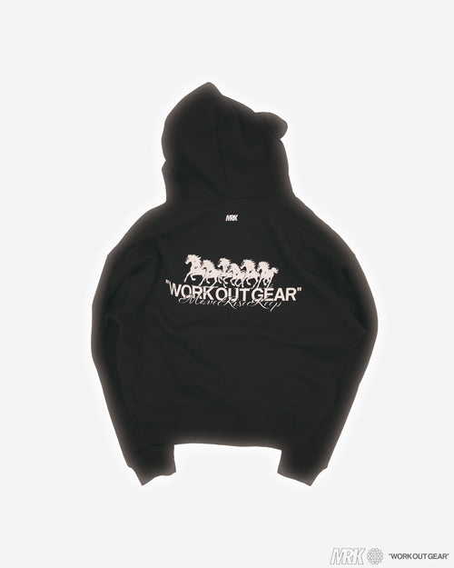 MRK ZIP UP HOODIE BK